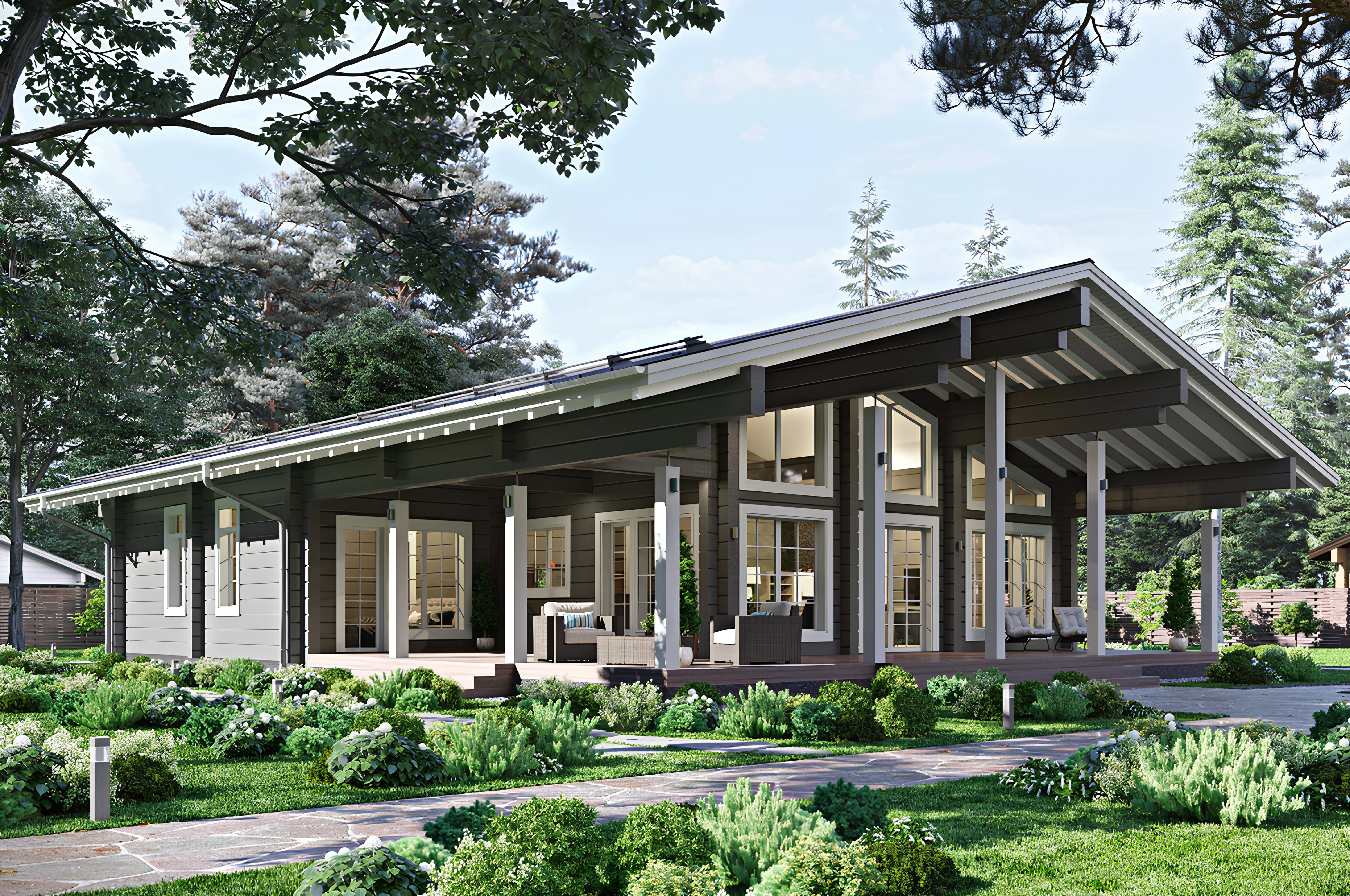 Дом из клееного бруса VZ-357